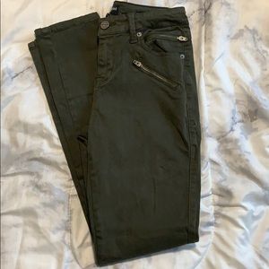 Dark Green Skinny Jeans